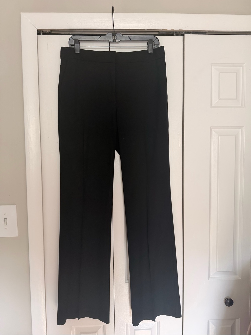 Ann Taylor Black Straight-Leg Dress Pants